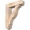Ekena Millwork Funston Arts and Crafts Smooth Bracket w/ Offset Brace, Douglas Fir, 7 1/2"W x 30"D x 36"H BKT0806X30X36FST03SDF - alternate 1